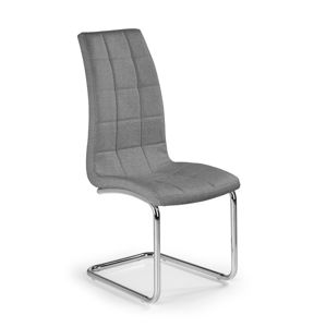 Jedálenská stolička K346 chróm / sivá Halmar