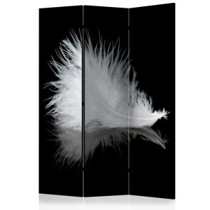 Paraván White feather Dekorhome 135x172 cm (3-dielny)