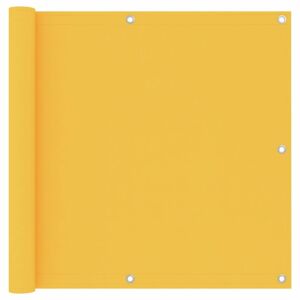 Balkónová zástena 90 x 600 cm oxfordská látka Dekorhome Žltá