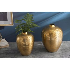 Stolová váza 2 ks SINIS Dekorhome Zlatá