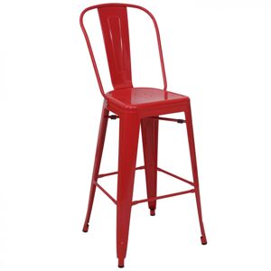 Barová stolička HWC-A73 Červená