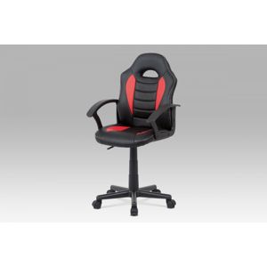 Kancelárska stolička KA-V107 RED červená / čierna Autronic