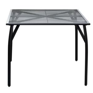 Záhradný stôl ZWMT čierny kov Rojaplast