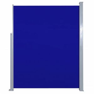 Zaťahovací bočná markíza 180x500 cm Dekorhome Modrá