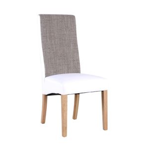 Jedálenská stolička ARDON natural / biela / melír Tempo Kondela