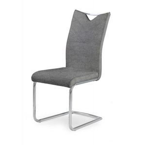 Jedálenská stolička K352 sivá / chrom Halmar