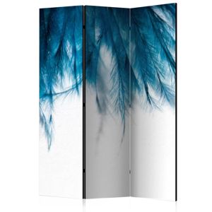 Paraván Sapphire Feathers Dekorhome 135x172 cm (3-dielny)