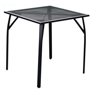 Záhradný stôl ZWMT čierny kov Rojaplast 70x70x72 cm