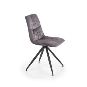 Jedálenská stolička K382 sivá / čierna Halmar