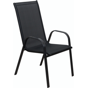 Záhradná stolička XT1012C (ZWC-2429) ROJAPLAST Čierna