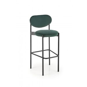 Barová stolička H108 Halmar Tmavo zelená
