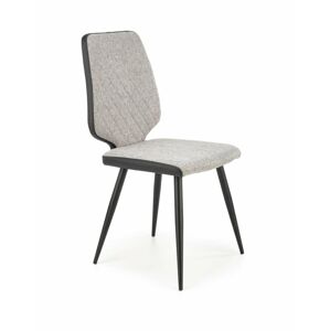 Jedálenská stolička K424 sivá / čierna Halmar
