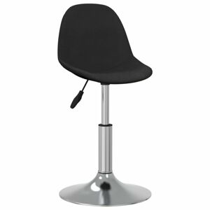 Barová stolička látka / kov Dekorhome Čierna