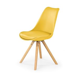 Jedálenská stolička K201 Halmar žlutá