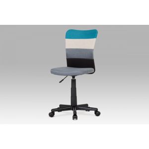 Kancelárska stolička KA-N837 látka / plast Autronic Modrá