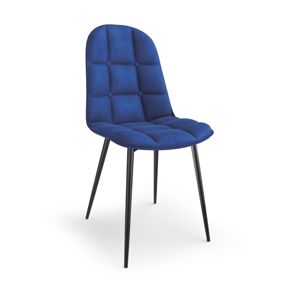 Jedálenská stolička K417 zamat / čierna Halmar