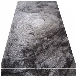 Shaggy koberec VANJA sivý vzor Tempo Kondela 200x300 cm