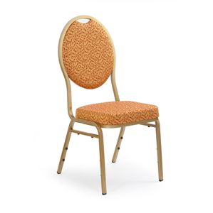 Jedálenská stolička K67 zlatá Halmar
