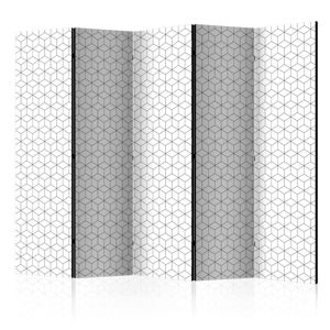 Paraván Cubes texture Dekorhome 225x172 cm (5-dielny)