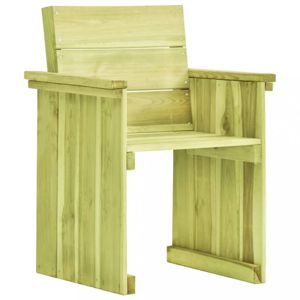 Záhradná stolička borovicové drevo Dekorhome