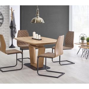 Rozkladací jedálenský stôl BLACKY 2 160/220 cm dub / čierna