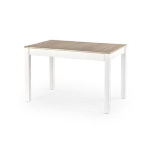 Jedálenský rozkladací stôl MAURYCY Halmar dub sonoma- bílá