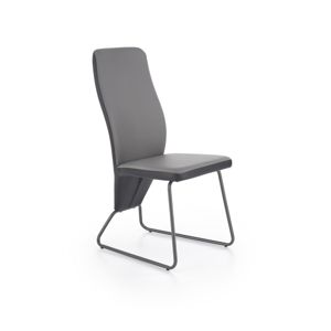 Jedálenská stolička K300 Halmar Čierna / sivá