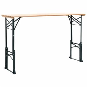 Skladací pivný stôl 169x50 cm z borovicového dreva