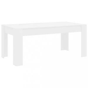 Jedálenský stôl 180x90 cm Dekorhome Biela lesk