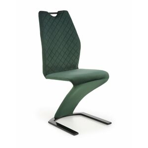 Jedálenská stolička K442 Halmar Tmavo zelená