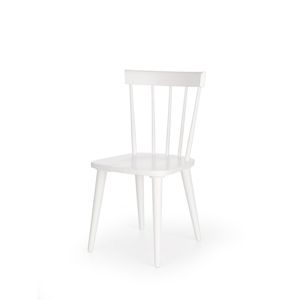 Drevená jedálenská stolička BARKLEY biela Halmar