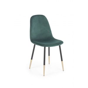 Jedálenská stolička K379 Halmar Tmavo zelená