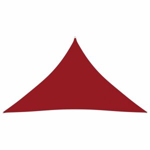 Tieniaca plachta trojuholníková 5 x 5 x 6 m oxfordská látka Dekorhome Červená