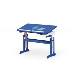 Detský písací stôl PACO modrá / biela Halmar