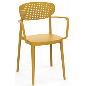 Jedálenská stolička AIRE ARMCHAIR Rojaplast Žltá