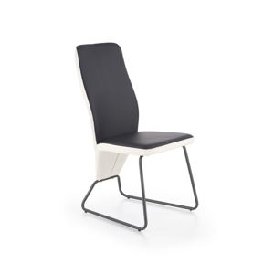 Jedálenská stolička K300 Halmar Čierna / biela