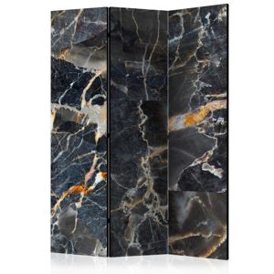 Paraván Black Marble Dekorhome 135x172 cm (3-dielny)