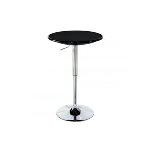 Barový stôl AUB-4010 plast / chróm Autronic Čierna
