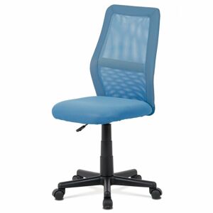 Detská kancelárska stolička KA-Z101 sieťovina / ekokoža Autronic Modrá