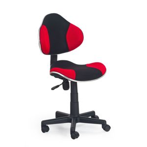 Detská stolička FLASH Halmar červeno-černá