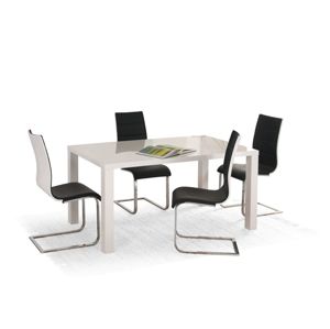 Jedálenský stôl rozkladací 140/180 RONALD biely Halmar