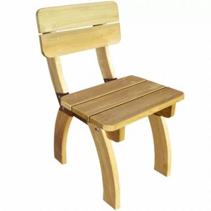 Záhradná stolička borovicové drevo