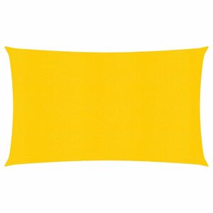 Tieniaca plachta obdĺžniková HDPE 2 x 5 m Dekorhome Žltá