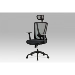 Kancelárska stolička KA-H110 látka / plast Autronic Čierna