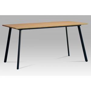 Jedálenský stôl MDT-2100 OAK divoký dub / čierna Autronic