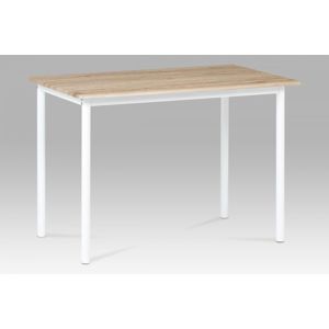 Jídelní stůl 110x70 cm, dub san remo / bílý lak GDT-222 SRE Autronic