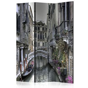 Paraván Romantic Venice Dekorhome 135x172 cm (3-dielny)