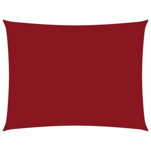 Tieniaca plachta obdĺžniková 4 x 5 m oxfordská látka Dekorhome Červená
