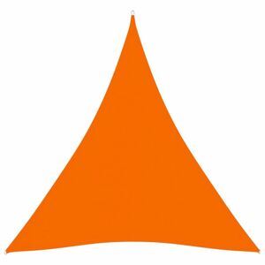 Plachta proti slnku oxfordská látka trojuholník 3,6 x 3,6 x 3,6 m Dekorhome Oranžová