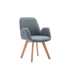 Drevená stolička SAFARI sivá Halmar